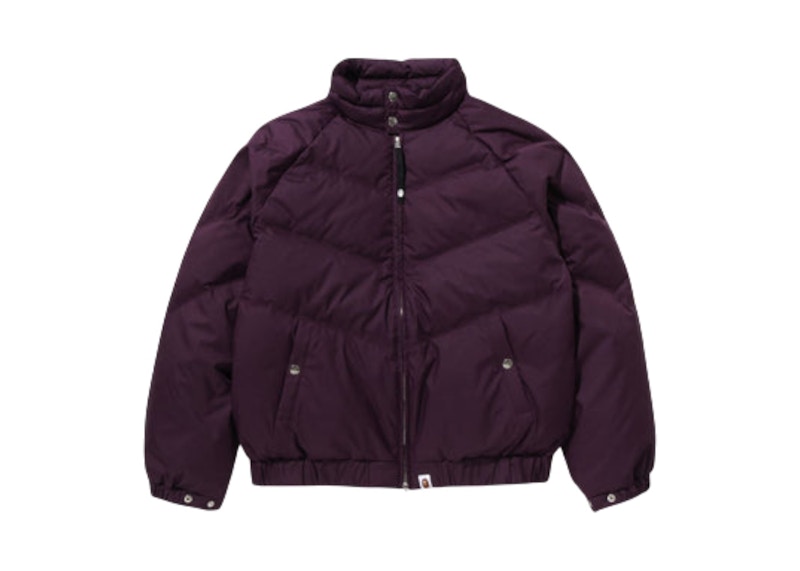 BAPE B Boy Down Jacket Purple