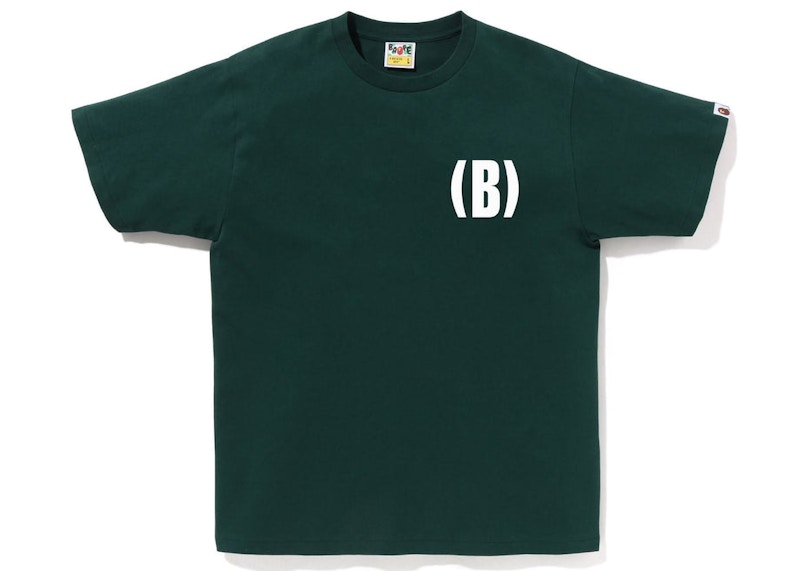 BAPE B One Point Tee Green Men's - SS23 - US