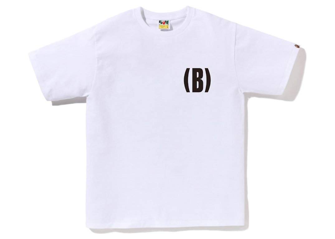 Pre-owned Bape B One Point Tee White