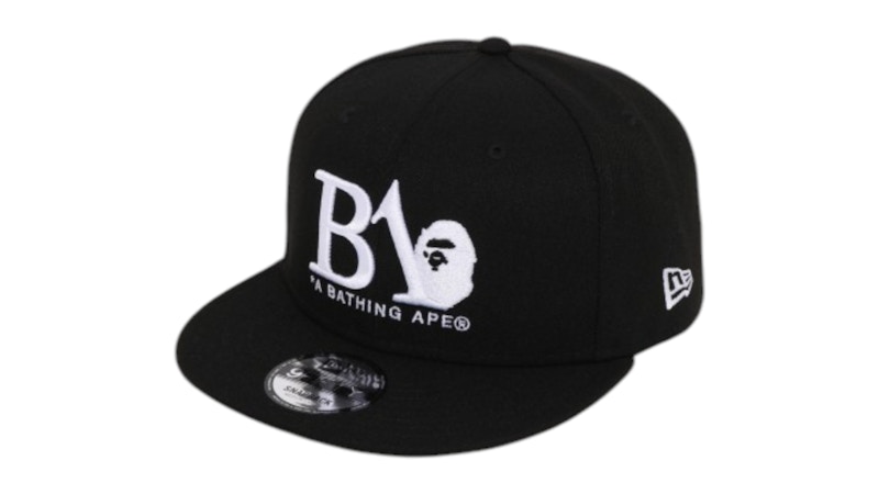 BAPE 9FIFTY スナップバックキャップ Ｆ.Ｃ.Ｒ.Ｂコラボ BAPE BA Logo New Era 9fifty Cap Black Men's - GB