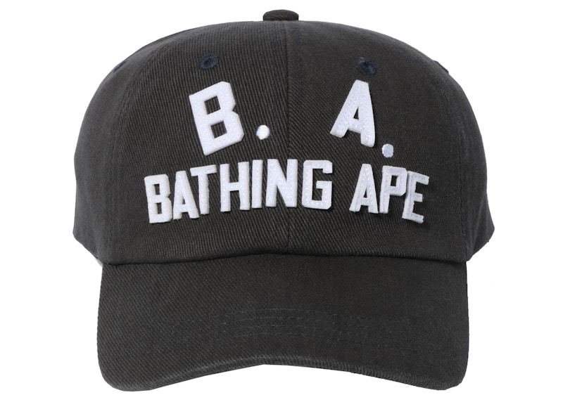 BAPE B.A. Washed Twill Cap Charcoal