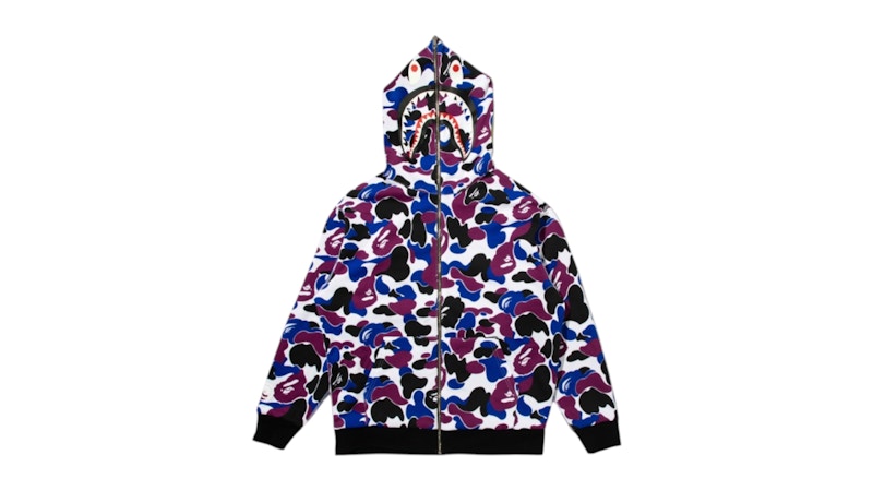 BAPE BAPE HK 20th Anniversary Reversible Shark Full Zip Hoodie