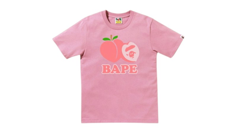 BAPE BAPE Peach Tee Pink