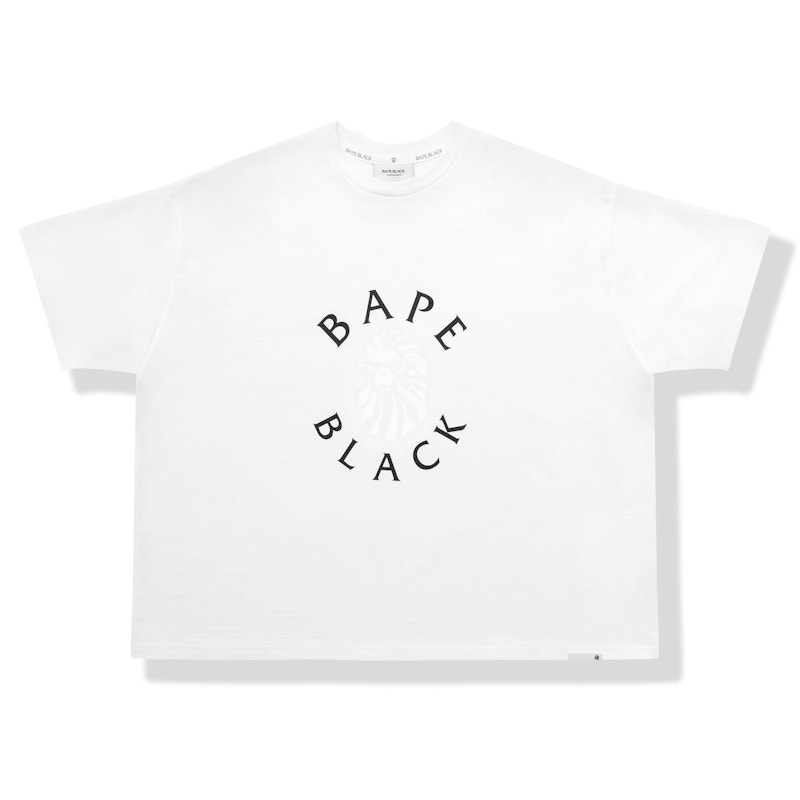 BAPE BLACK Lobo Boxy Fit Tee White