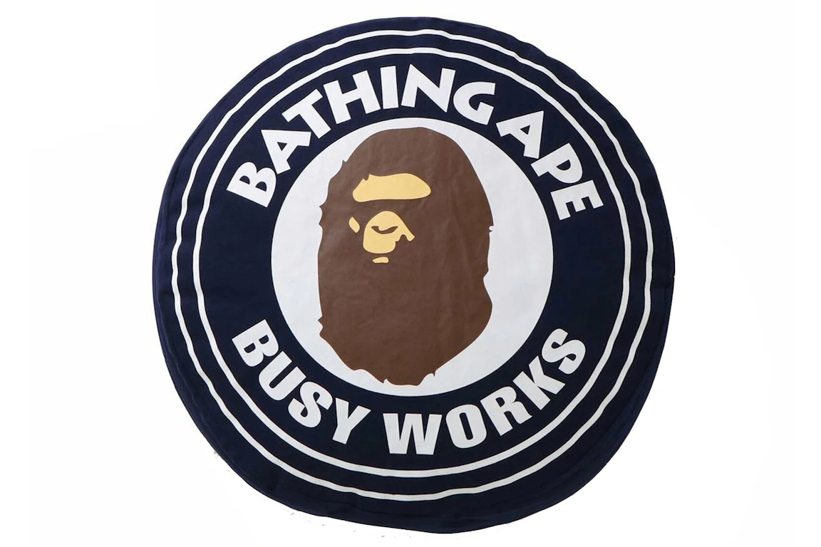 BAPE BWS Busy Works Cushion Navy