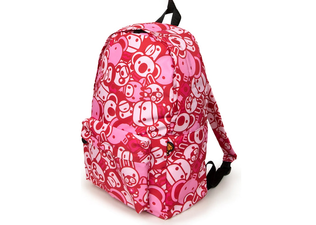 Pre-owned Bape Baby Milo Backpack (ss23) Pink