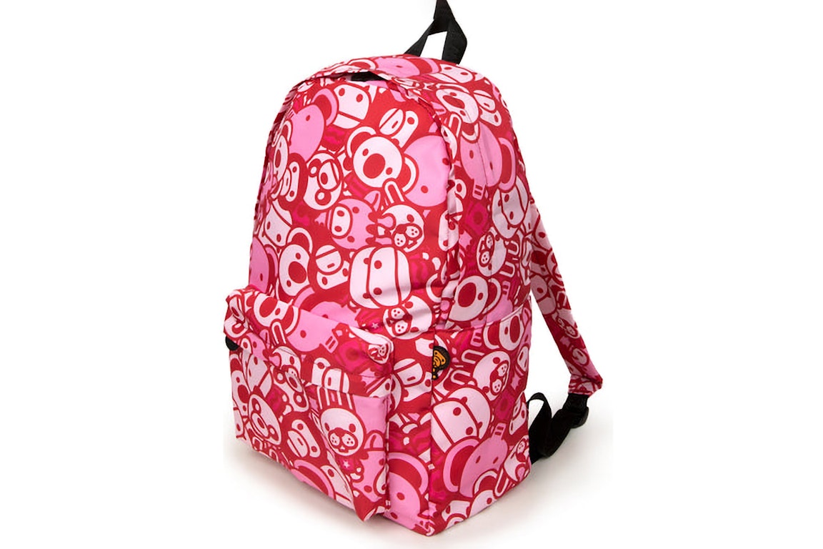 Pre-owned Bape Baby Milo Backpack (ss23) Pink