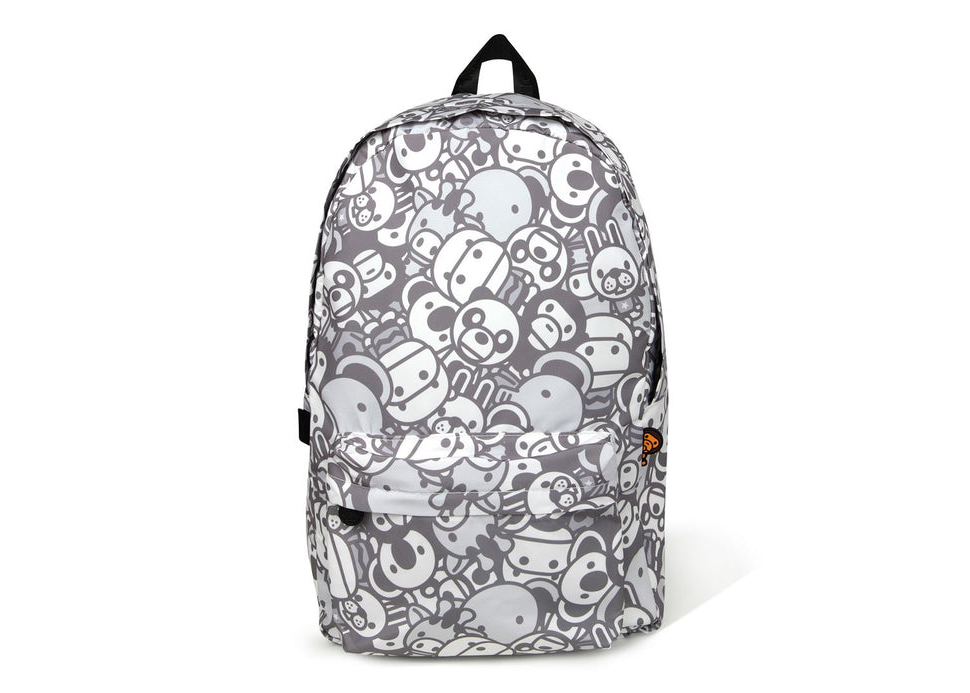 BAPE Baby Milo Backpack White Grey - FW22 - US