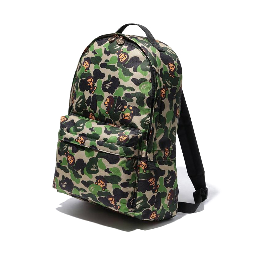 BAPE Baby Milo Camo All Over Backpack Green - FW21 - US