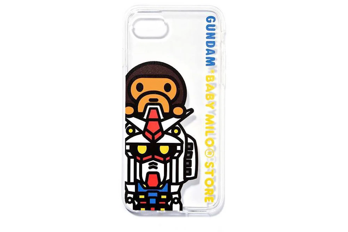 BAPE Baby Milo Clear Gundam Iphone 8 Case Clear