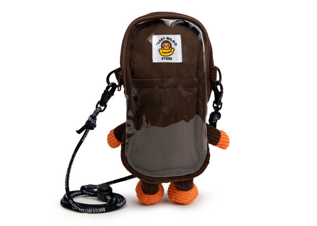 BAPE Baby Milo Corduroy Plush Mobile Bag Brown - FW22 - US