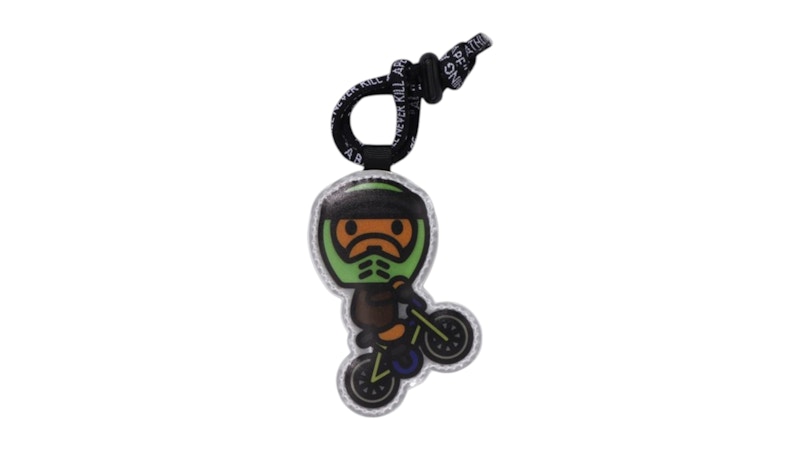 BAPE Baby Milo Cycling Reflector Keychain Apple Green