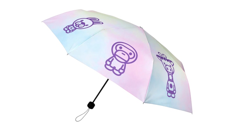 BAPE Baby Milo Foldable Umbrella Multicolor/Pink