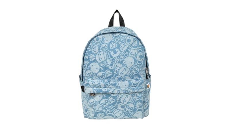 BAPE Baby Milo & Friends Medium Backpack Denim