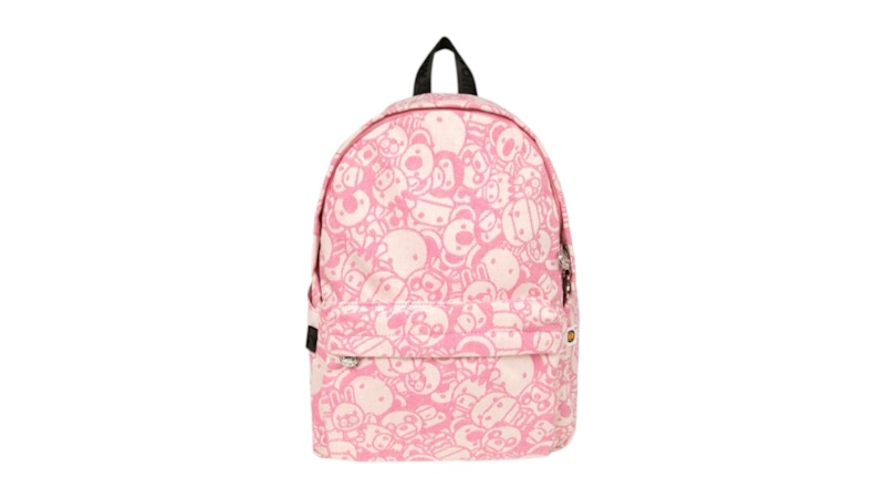 BAPE Baby Milo & Friends Medium Backpack Pale Pink - SS26 - US