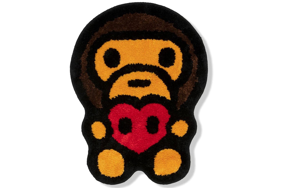 BAPE Baby Milo Heart Rug Brown - SS23 - US