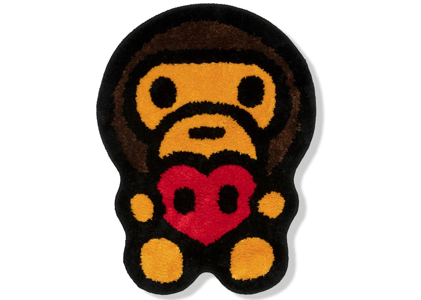 BAPE Baby Milo Heart Rug Brown - SS23 - US