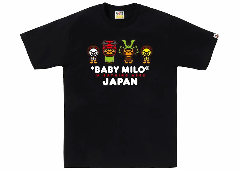 BAPE Baby Milo Japan Tee Black