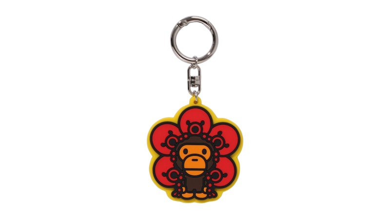 BAPE Baby Milo Kids Friends Rubber Keychain Yellow - JP