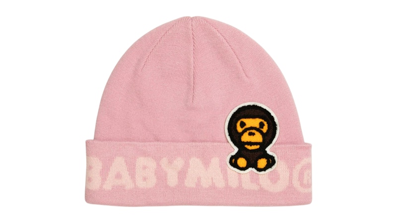 BAPE Baby Milo Knit Cap Pink Men's - FW25 - US