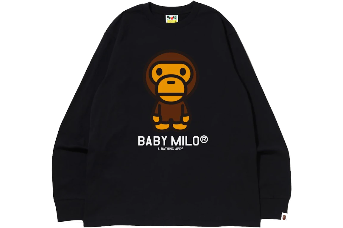 BAPE Baby Milo L/S Tee (SS22) Black