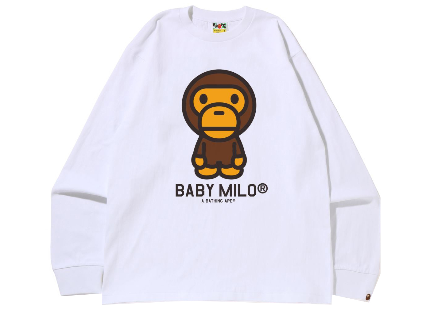 BAPE Baby Milo L/S Tee (SS22) White