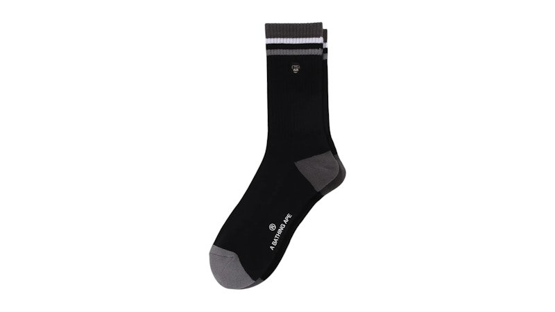 BAPE Baby Milo Line Socks Black