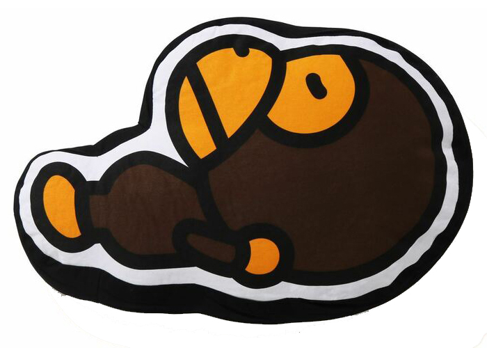 BAPE Baby Milo Logo Cushion Brown - SS21 - US