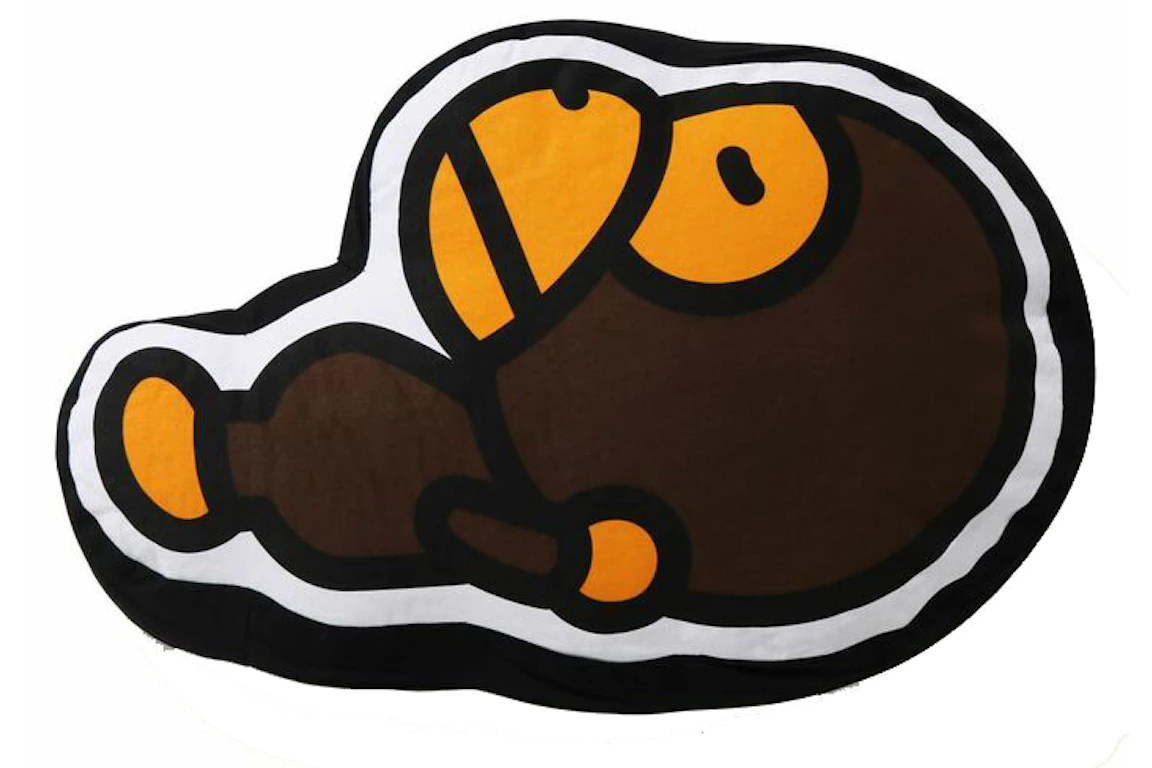 BAPE Baby Milo Logo Cushion Brown