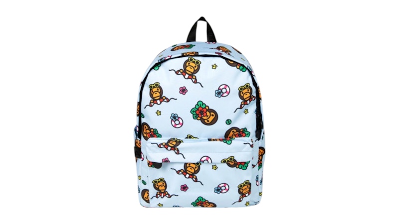 BAPE Baby Milo Medium Backpack Light Blue - US