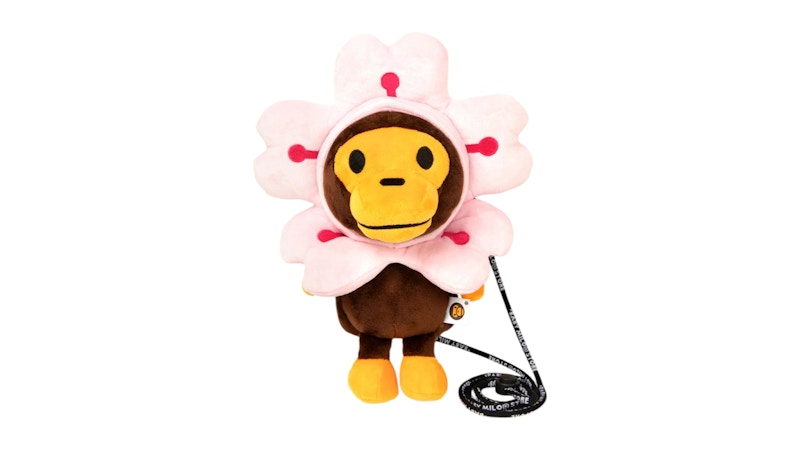 BAPE Baby Milo Mini CrossBody Flower Mobile Bag Brown - US