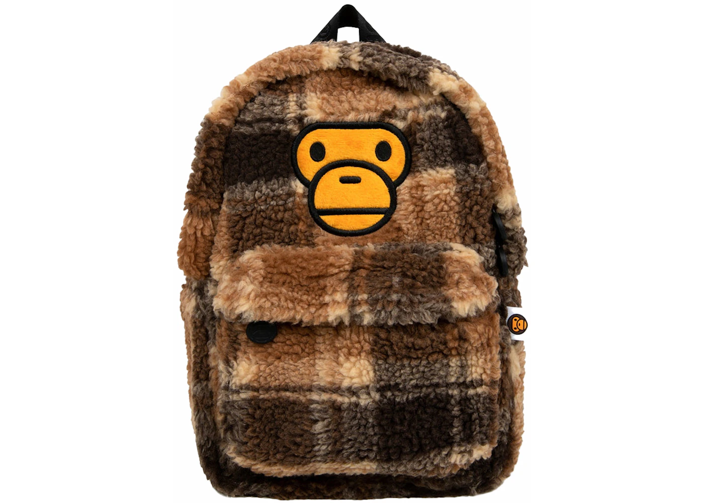 BAPE Baby Milo Mini Mochila de Cuadros de Piel Multicolor SS24 MX