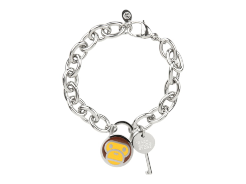 BAPE Baby Milo On-The-Go Bracelet Silver - US