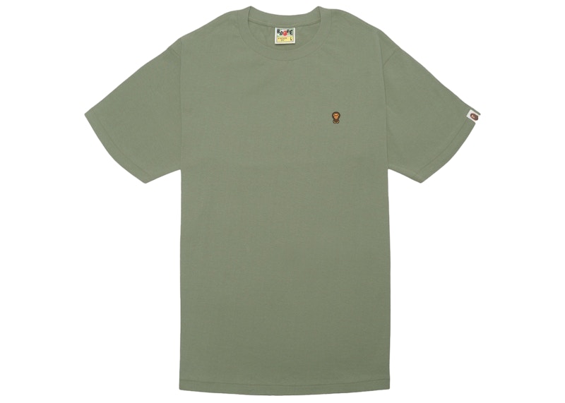 BAPE Baby Milo One Point Tee Olive Men's - US