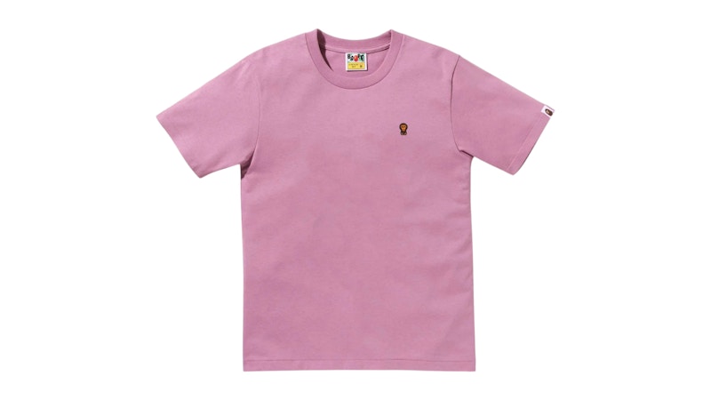 BAPE Baby Milo One Point Tee (SS25) Pink Men's - SS25 - US