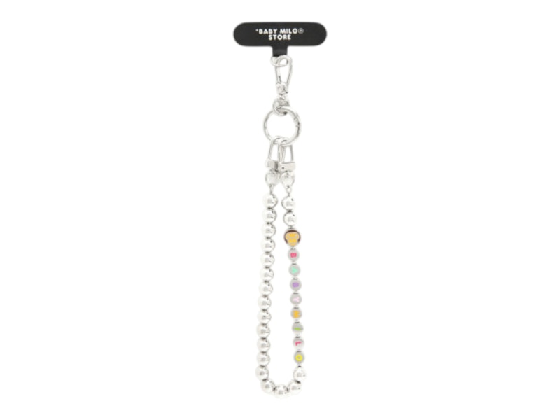 BAPE Baby Milo Phone Strap Silver