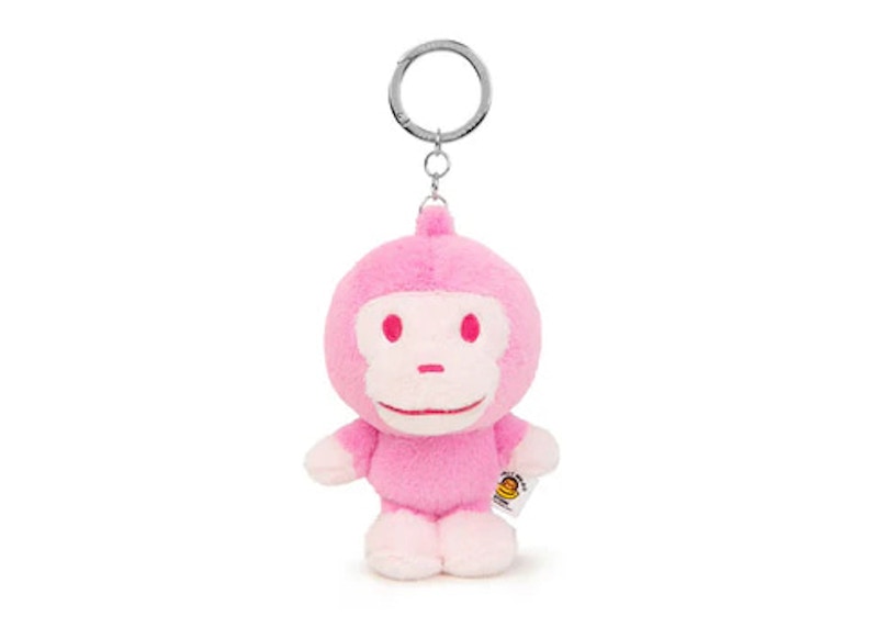 BAPE Baby Milo Plush Doll Keychain Pale Pink Men's - FW24 - US