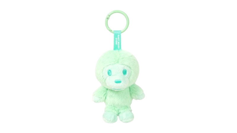 BAPE Baby Milo Plush Keychain (SS26) Light Green