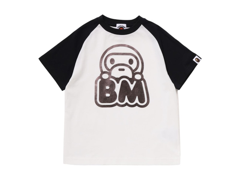 BAPE Baby Milo Raglan T-Shirt Weiß