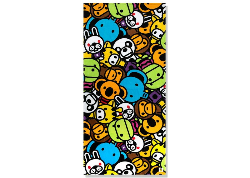 BAPE Baby Serviette Safari Milo Multicolore
