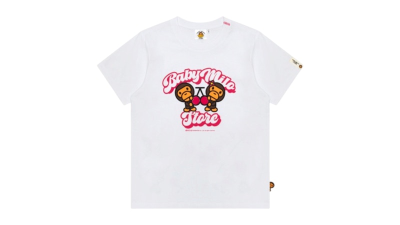 BAPE Baby Milo Slim Fit T-shirt White - SS26 - US