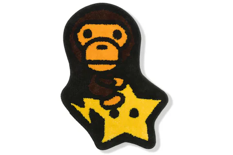 BAPE Baby Milo Sta Rug Brown Yellow - US