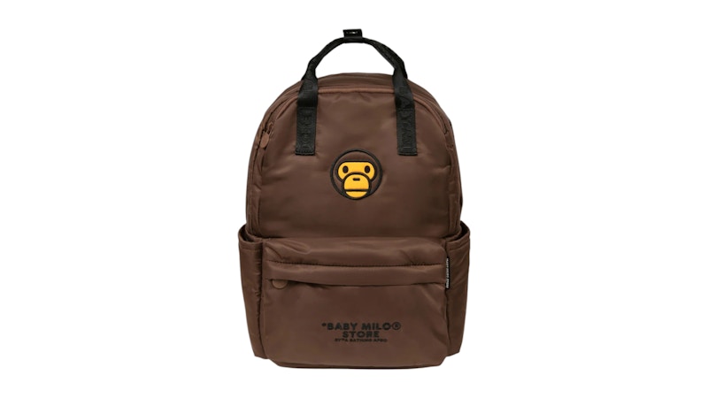 BAPE Baby Milo Store Medium Backpack Brown - US