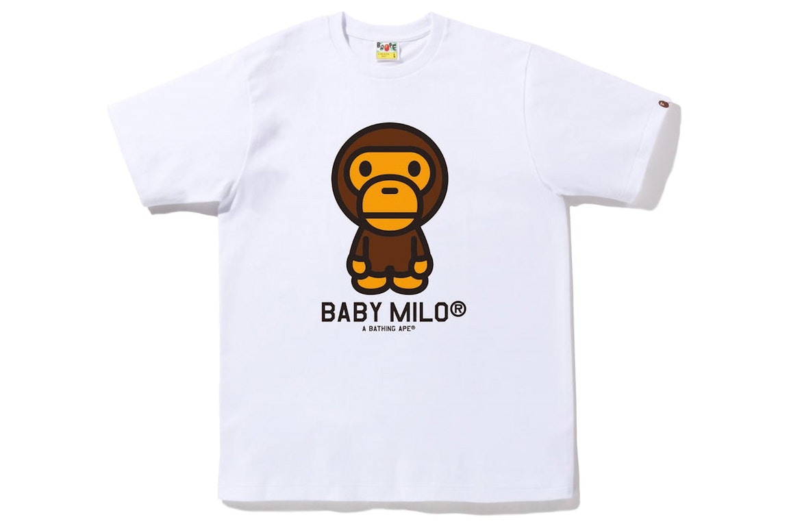 Click to view more detailed imagery on our partner's website Pre-owned Bape Baby Milo Tee (fw22) White