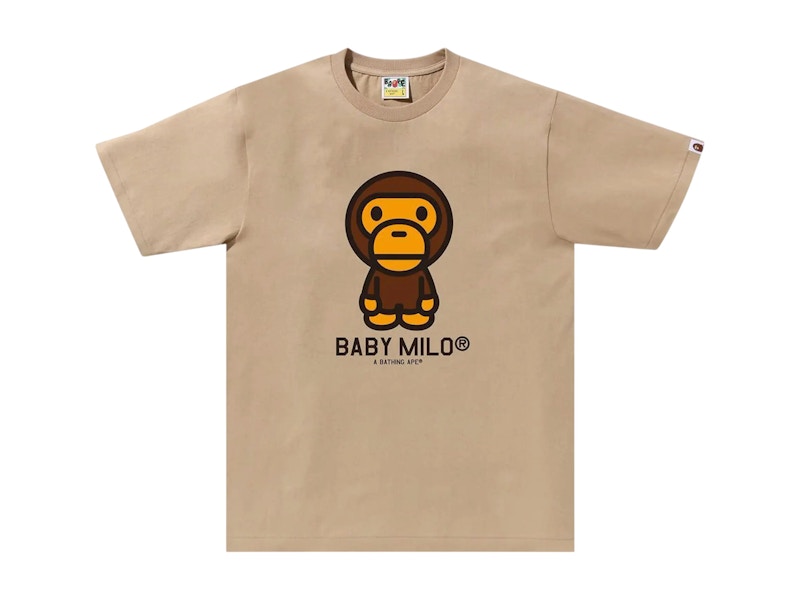 BAPE Baby Milo Tee (SS24) Beige Men