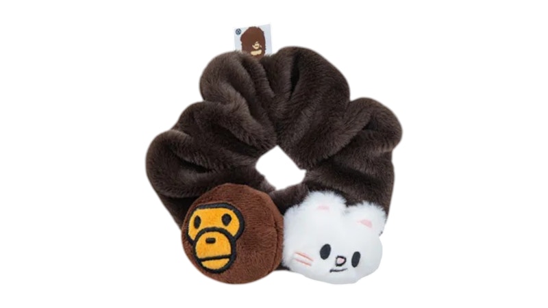 Pre-owned Bape Women's  Baby Milo X Stray Kids Scrunchie Hyunjin Headband In Black