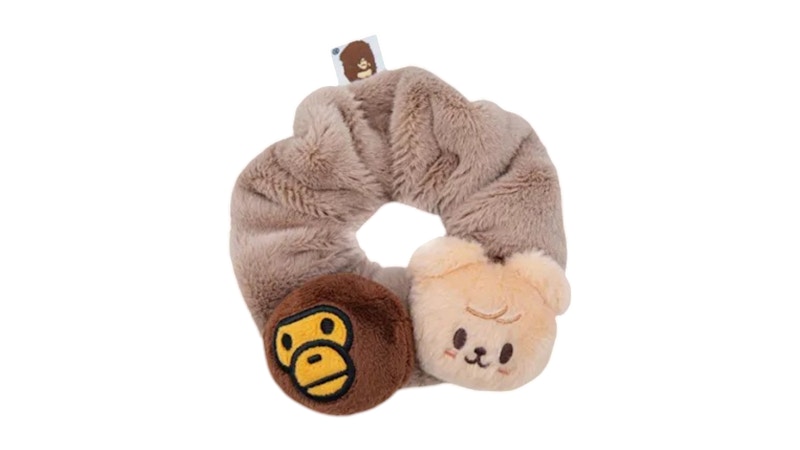 Pre-owned Bape Women's  Baby Milo X Stray Kids Scrunchie Seungmin Headband In Brown