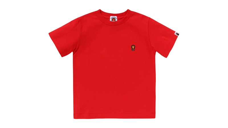 BAPE Back Banana One Point Tee Red