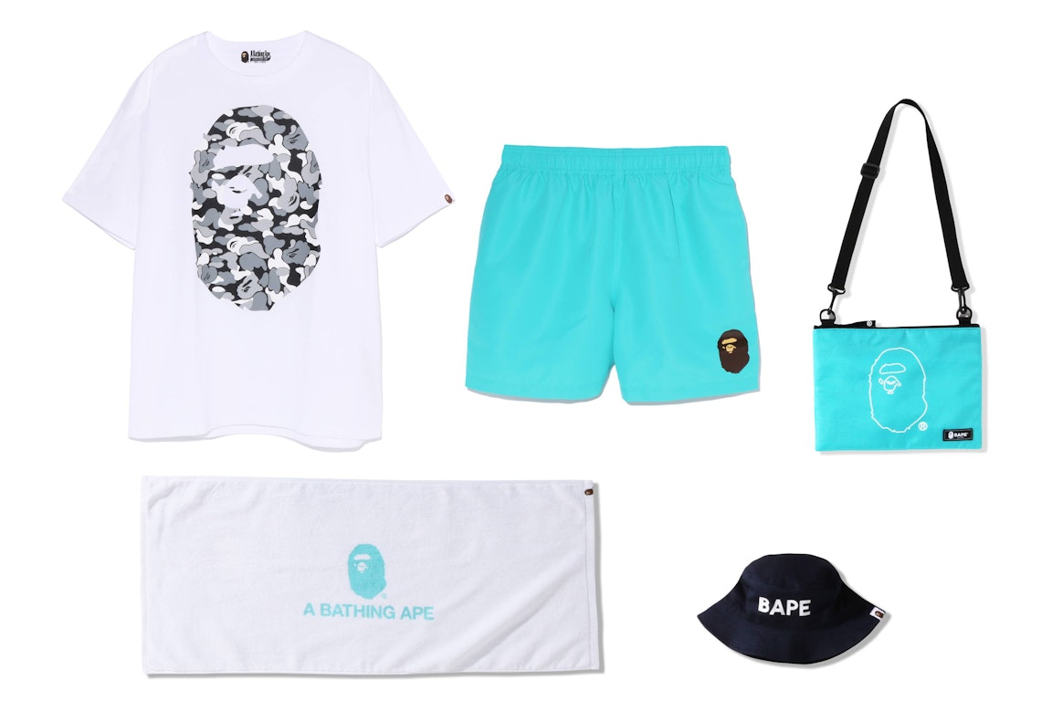 Pre-owned Bape Bag 2022 Beach Japan Exclusive Pack (ladies) Grey Camo