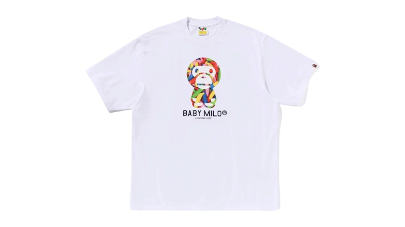 BAPE Banana Baby Milo Relaxed Fit Tee White Men's - SS26 - US